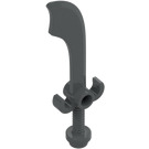 LEGO Dark Stone Gray Minifig Sword Scimitar (43887 / 48693)