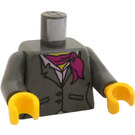 LEGO Tmavě kamenná šedá Minifigurka Trup (973 / 76382)