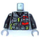 LEGO Donker steengrijs Minifiguur Torso met Tools en Pockets (973 / 76382)