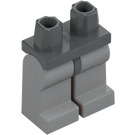 LEGO Mörk Stengrå Minifigur Höfter med Medium Stone grå Ben (73200 / 88584)