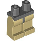 LEGO Dark Stone Gray Minifigure Hips with Tan Legs (3815 / 73200)