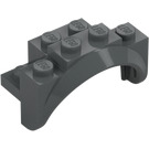 LEGO Donker steengrijs Spatbord Steen 2 x 4 x 2 met Wiel Boog (35789)