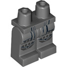 LEGO Donker Steengrijs Naare Minifigure Heupen en benen (3815 / 26554)