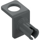 LEGO Dark Stone Gray Neck Bracket with Pin (48724 / 65180)