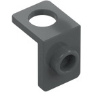 LEGO Dark Stone Gray Neck Bracket with Stud with Thicker Back Wall (28974)