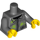 LEGO Donker steengrijs Paintball Player Torso (973 / 88585)