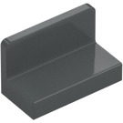 LEGO Dark Stone Gray Panel 1 x 2 x 1 with Rounded Corners (4865 / 26169)