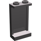 LEGO Dark Stone Gray Panel 1 x 2 x 3 with Side Supports - Hollow Studs (35340 / 87544)