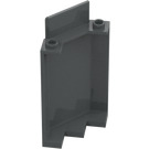 LEGO Dark Stone Gray Panel 3 x 3 x 6 Corner Wall without Bottom Indentations (87421)