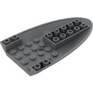 LEGO Dark Stone Gray Plane Bottom 6 x 10 x 1 (87611)