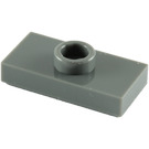 LEGO Dark Stone Gray Plate 1 x 2 with 1 Stud (without Bottom Groove) (3794)
