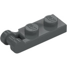 LEGO Dark Stone Gray Plate 1 x 2 with End Bar Handle (60478)