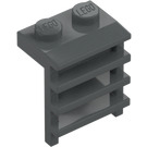 LEGO Dark Stone Gray Plate 1 x 2 with Ladder (4175 / 31593)