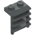 LEGO Dark Stone Gray Plate 1 x 2 with Ladder (4175 / 31593)