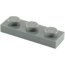LEGO Gris pierre foncé assiette 1 x 3 (3623)