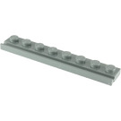 LEGO Gris pierre foncé assiette 1 x 8 avec Porte Rail (4510)
