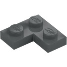 LEGO Gris piedra oscuro Placa 2 x 2 Esquina (2420)