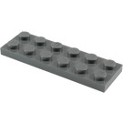LEGO Donker Steen Grijs Plaat 2 x 6 (3795)