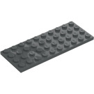 LEGO Tumma kivenharmaa Levy 4 x 10 (3030)