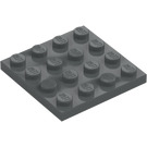 LEGO Gris Pierre Foncé assiette 4 x 4 (3031)