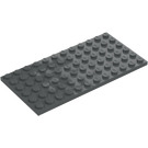 LEGO Donker steengrijs Plaat 6 x 12 (3028)