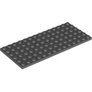 LEGO Dark Stone Gray Plate 6 x 14 (3456)