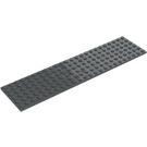 LEGO Dark Stone Gray Plate 6 x 24 (3026)