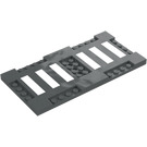 LEGO Mørk steingrå Plate 8 x 16 x 0.7 med Tiles med Crosswalk (71772 / 73675)