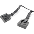 LEGO Donker Steengrijs Power Functions Extension Wire 20cm (21669 / 60656)