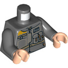 LEGO Dark Stone Gray Private Basteren Rebel Trooper Minifig Torso (973 / 76382)