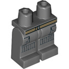 LEGO Dunkles Steingrau Private Calfor Minifigure Hüften und Beine (3815 / 29097)