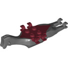 LEGO Dunkles Steingrau Pteranodon Körper mit Dark rot oben (47587 / 98653)