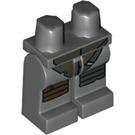 LEGO Dark Stone Gray Raphael - with Armor Minifigure Hips and Legs (3815 / 17559)