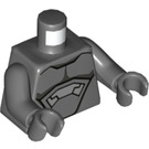 LEGO Dunkles Steingrau Rhino Minifig Torso (973 / 76382)