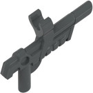 LEGO Dark Stone Gray Rifle Gun with Clip (15445 / 33440)