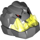 LEGO Dark Stone Gray Rock Monster Head (85043)