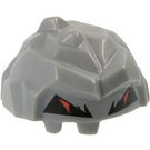 LEGO Dark Stone Gray Rock Monster Minifigure Head (64785)