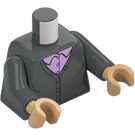 LEGO Donker steengrijs Romilda Vane Minifiguur Torso (973 / 76382)