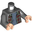 LEGO Mørk stengrå Ron Weasley Minifig Torso (973 / 76382)