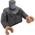 LEGO Mørk steingrå Ross Geller Minifigur Overkropp (973 / 76382)