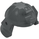 LEGO Dark Stone Gray Samurai Helmet with Clip and Short Visor  (30175)