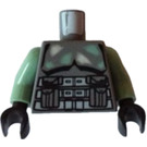LEGO Dark Stone Gray Scout Clone Trooper (Kashyyyk) Torso (973)