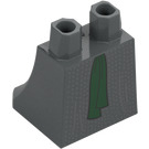 LEGO Dark Stone Gray Skirt with Green Sash (36036 / 101775)