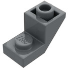 LEGO Donker Steengrijs Helling 1 x 2 (45°) Omgekeerd met Plaat (2310)