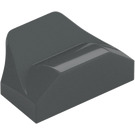 LEGO Grigio pietra scuro Pendenza 1 x 2 x 0.7 Curvo con Fin (47458 / 81300)