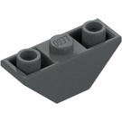 LEGO Tmavě kamenná šedá Sklon 1 x 3 (45°) Převrácený Dvojité (2341 / 18759)