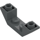 LEGO Dark Stone Gray Slope 1 x 4 (45°) Double Inverted with Open Center (32802)