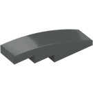 LEGO Dark Stone Gray Slope 1 x 4 Curved (11153 / 61678)