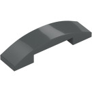 LEGO Dark Stone Gray Slope 1 x 4 Curved Double (93273)