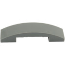 LEGO Dark Stone Gray Slope 1 x 4 Curved Double (93273)